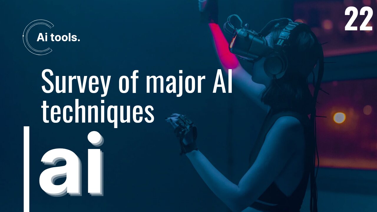 Survey of major AI techniques Part 22