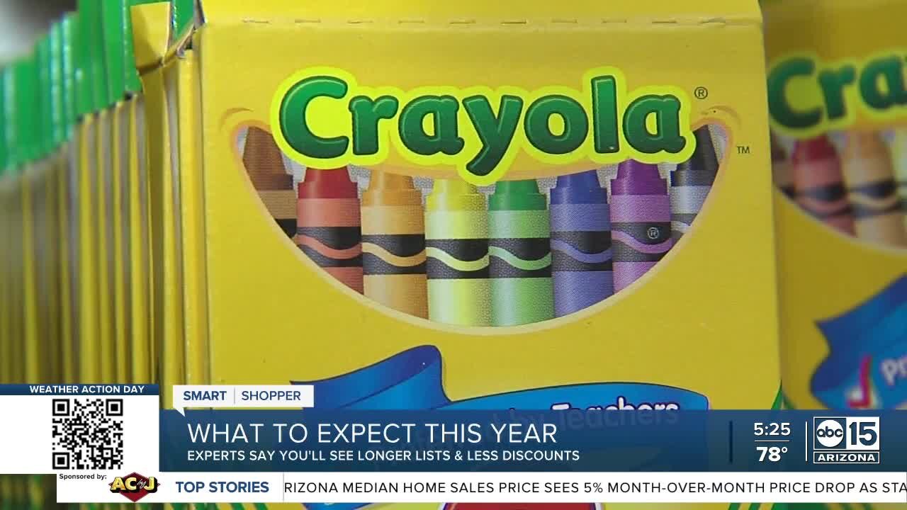 What to expect this year when it comes to school supply shopping