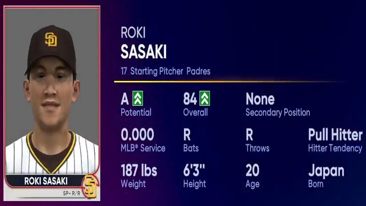 How To Create Roki Sasaki Mlb The Show 22