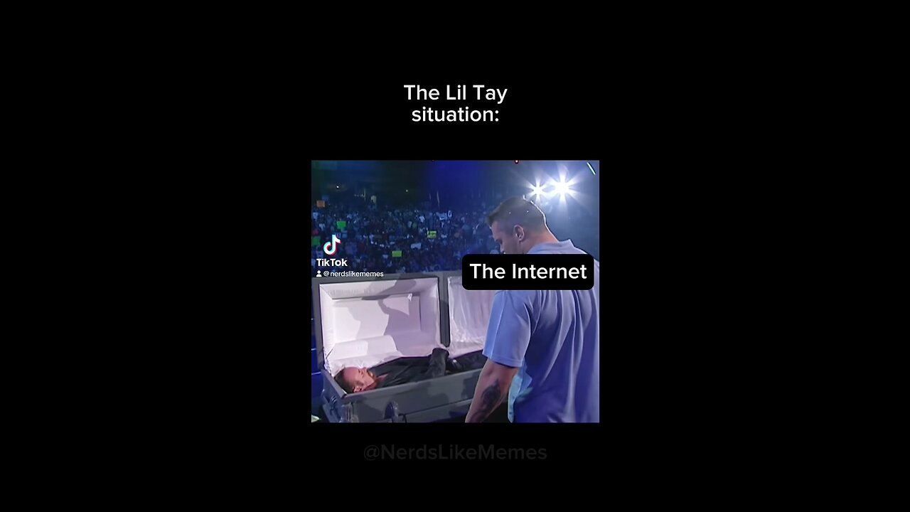 What is going on?!? . . . . . . #liltay #tay #wwe #randyorton #undertaker #funny #rap