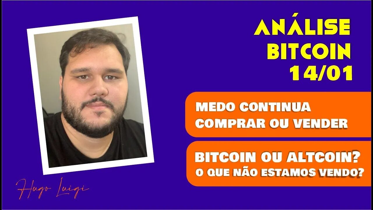 Análise Bitcoin Hoje 13/01 - Estratégia para extremo medo