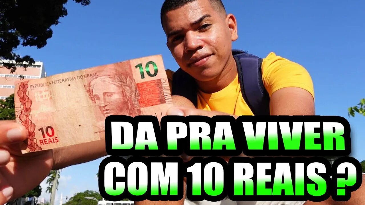 Comendo com 10 REAIS por UM DIA | É possível sobreviver com tão pouco?