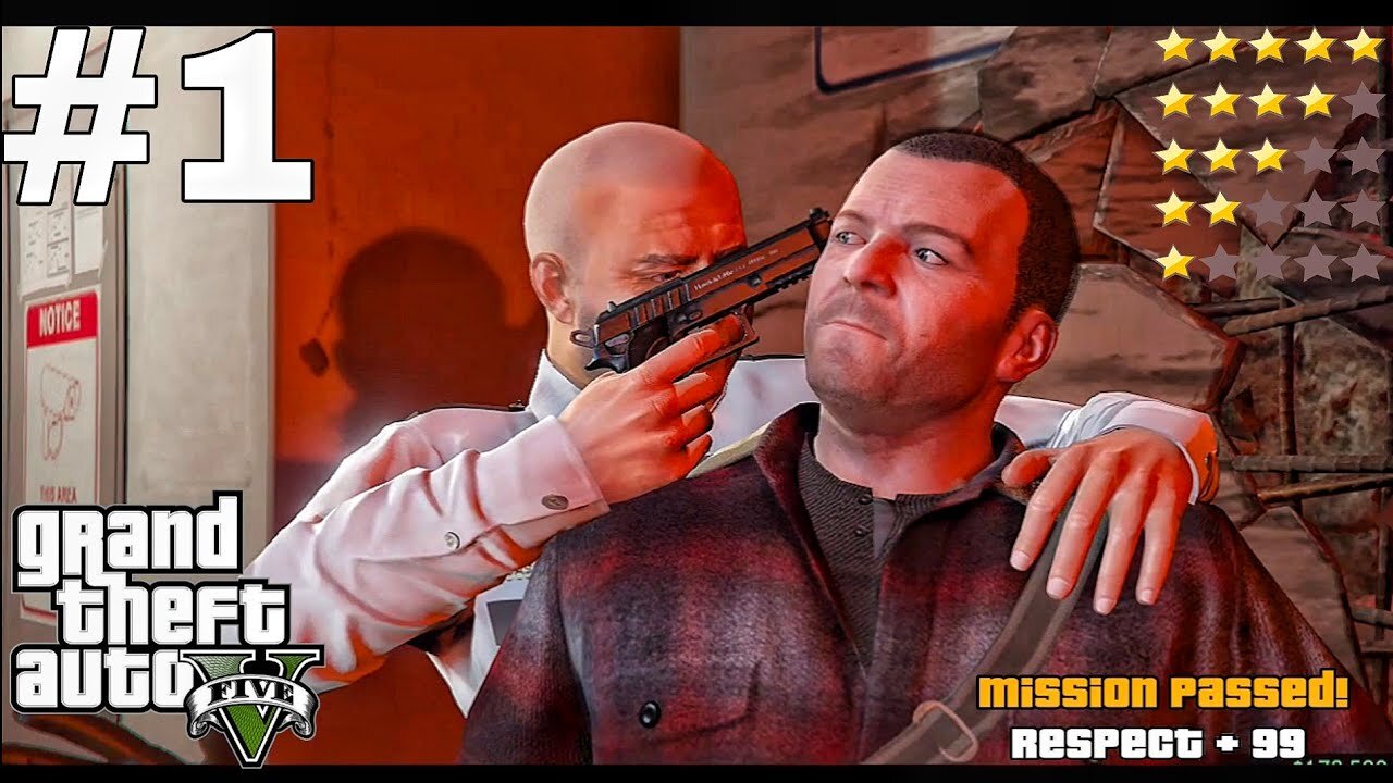 GTA V Bank robbery