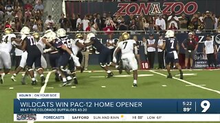 Wildcats win over Colorado Buffaloes