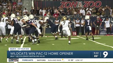 Wildcats win over Colorado Buffaloes