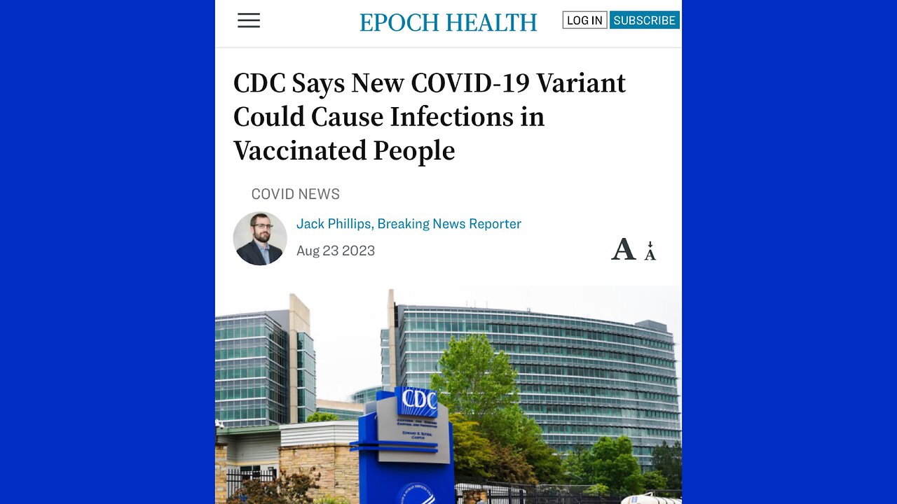 CDC Says New Covid-19 Variant Could Cause Infections in Vaccinated People