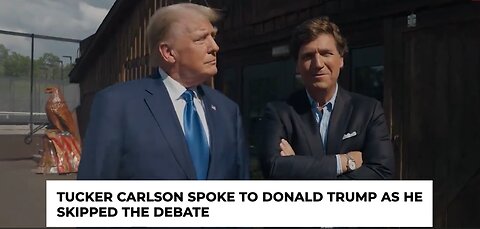 Tucker on X: Ep. 19 Debate Night with Donald J Trump