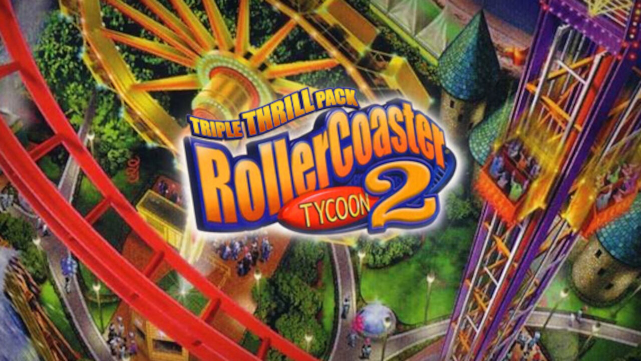LONGPLAY: Roller Coaster Tycoon 2 - Electric Dreams Park - Gameplay Sample