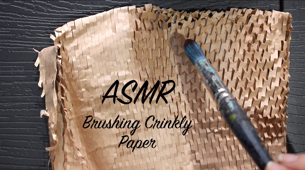 ASMR Gentle Crinkles for relaxed Sleep | Brushing Paper (No Talking)