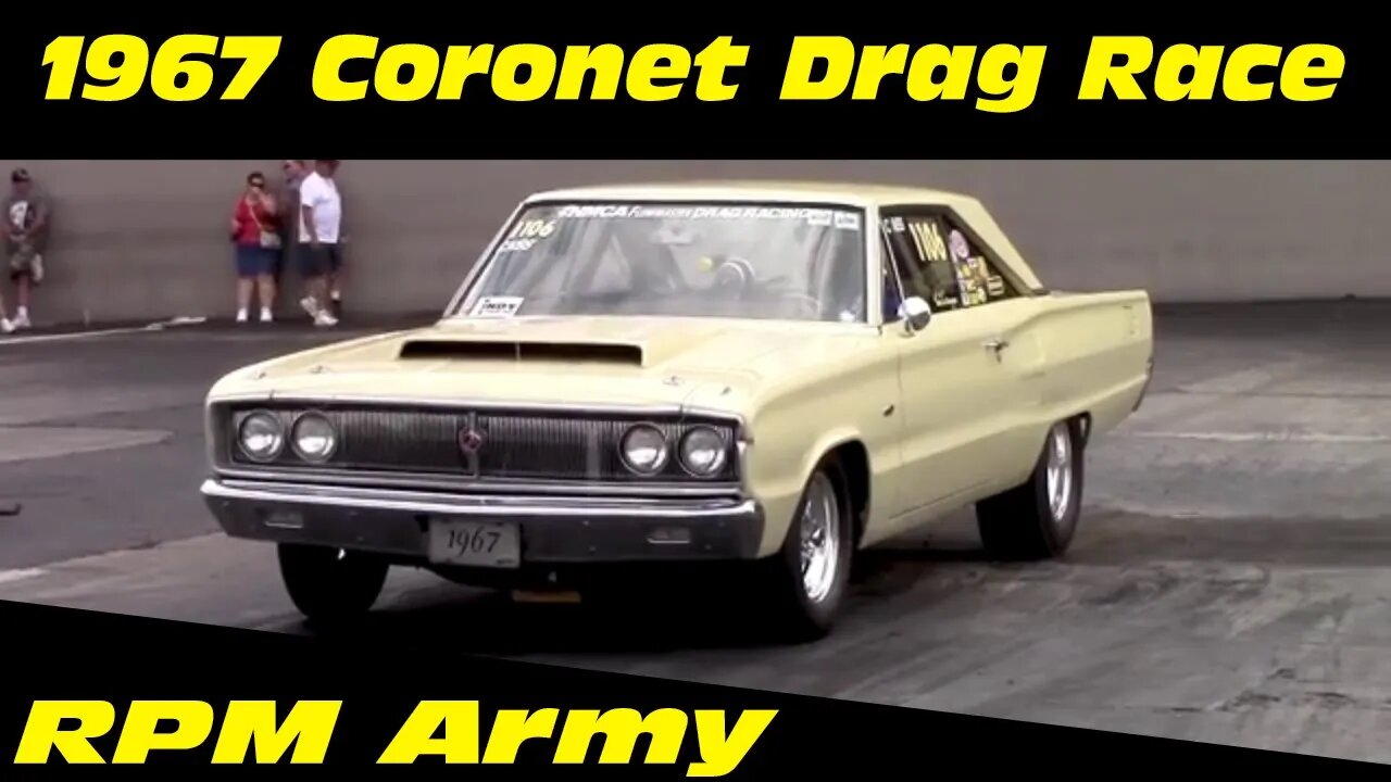 1967 Dodge Coronet Drag Racing