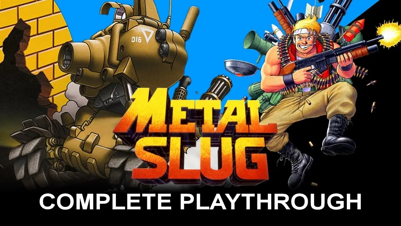 Metal Slug (PS4) - Complete Playthrough (with 99 Lives)