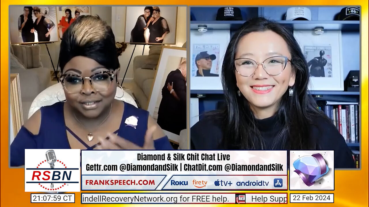 Ava Chen Discuss The Exploitation Of The Open Borders - Diamond & Silk Chit Chat Live - 2/22/24