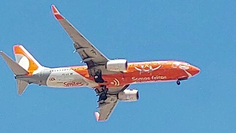 Boeing 737-800 PR-GXI coming from Guarulhos and A320NEO PR-YRY coming from Campinas to Fortaleza