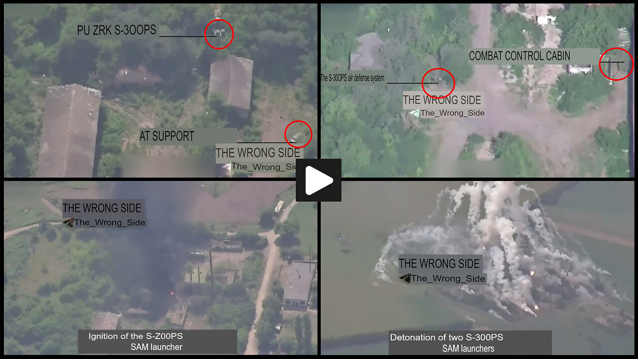 Myrhorod area: Russian Iskander missile burns Ukrainian S-300 Air defence system