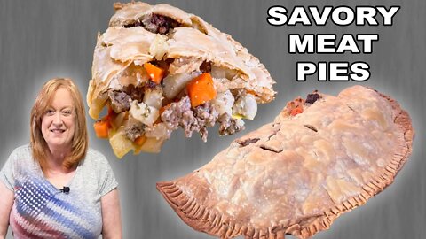 Handheld BAKED MEAT PIES, Michigan PASTIES Recipe