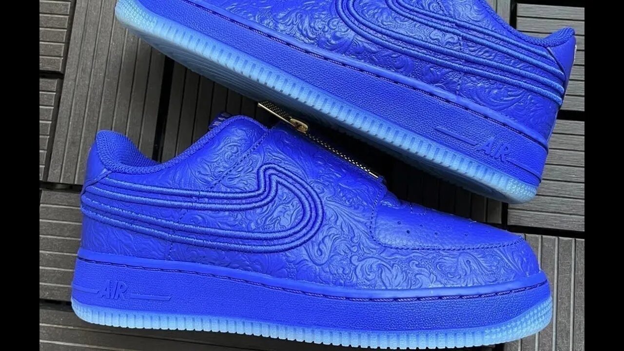 Serena Williams Nike Air Force 1 Low In Rich Blue