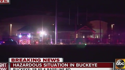 Hazmat situation in the Buckeye area