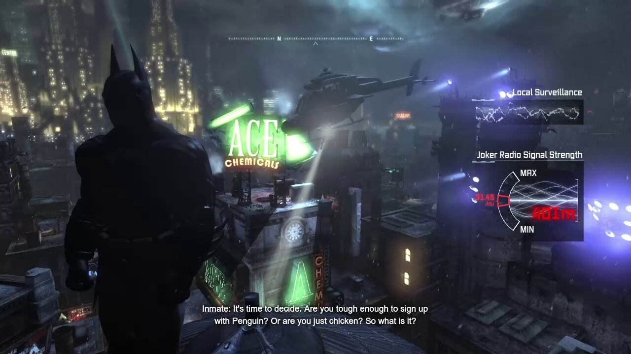 Batman Arkham City, intro