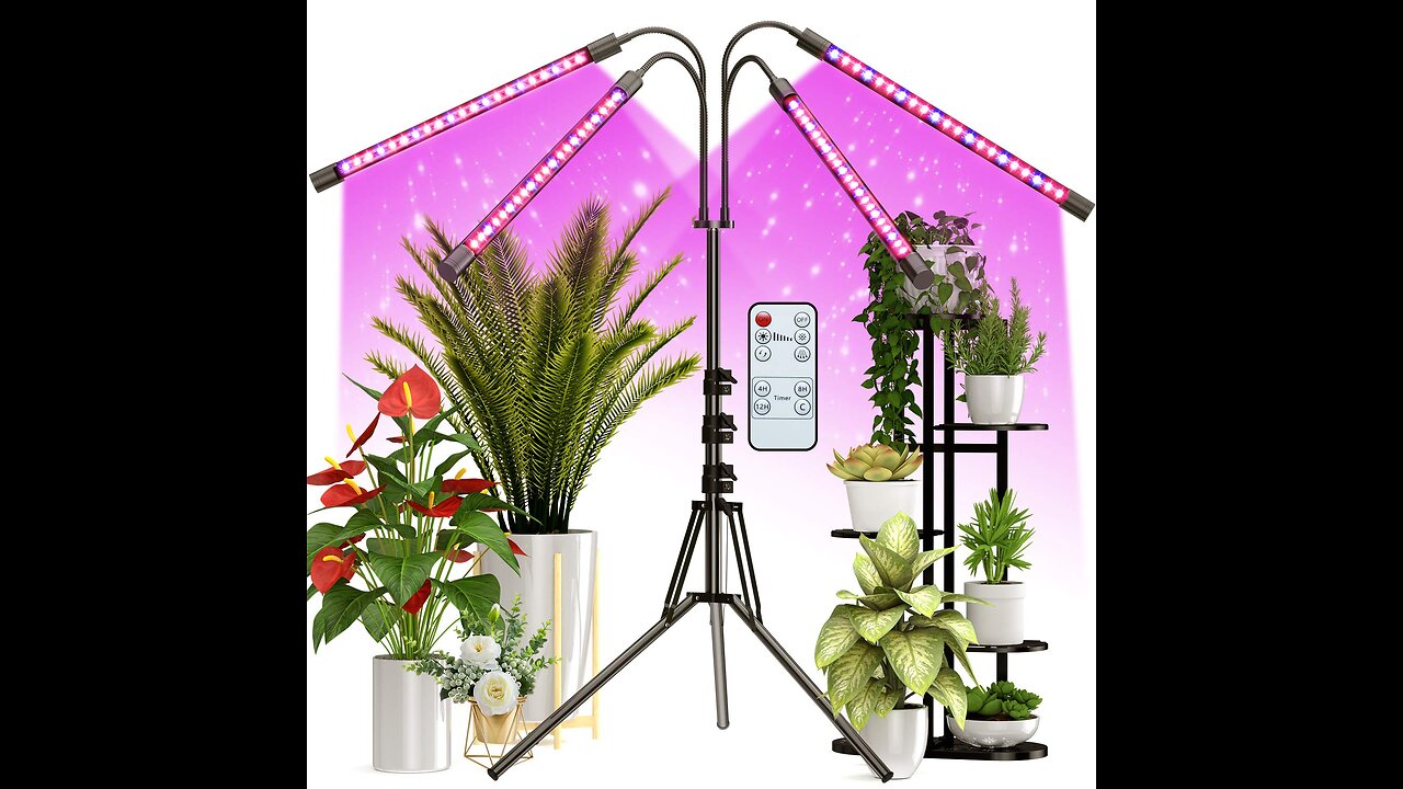 Grow Lights,for Indoor Plants Lights,Christmas Lights,Standing lamp Adjustable Tripod Stand,Pho...