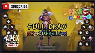 Apex Legends Mobile(Neon Rebellion Full Draw)😎