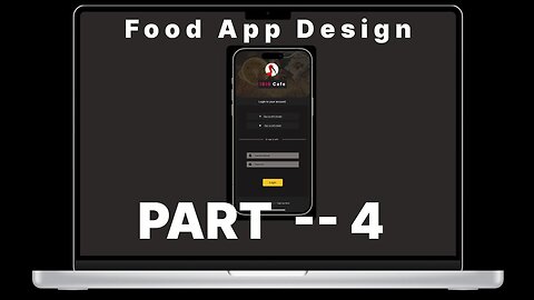 Food App Design in Figma | Delivery Mobile App UI/UX Design | Figma Tutorial --- PART 4