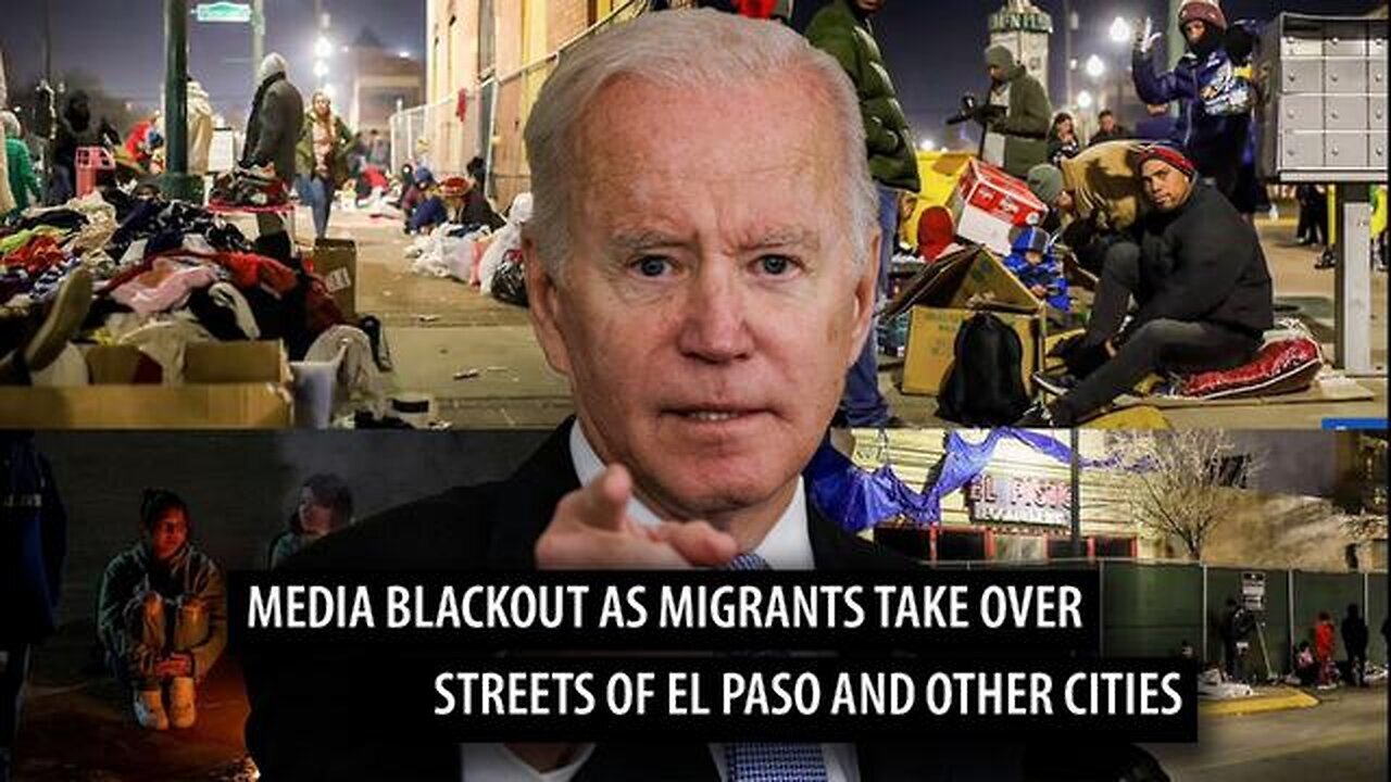 Complete Media Blackout As Migrants Take Over Streets Of El Paso As Biden Ends..!!*