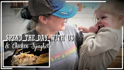 Chicken Spaghetti Recipe//Shop With Us//Spend the day with Us