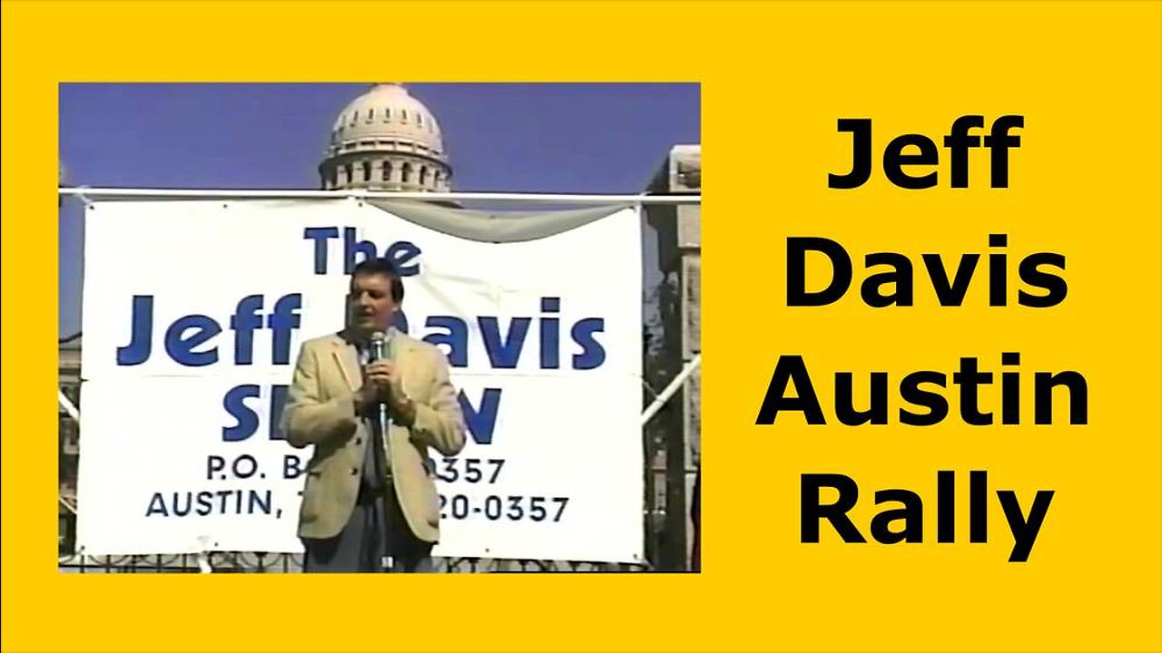 Jeff Davis sponsors public speaking rally in Austin