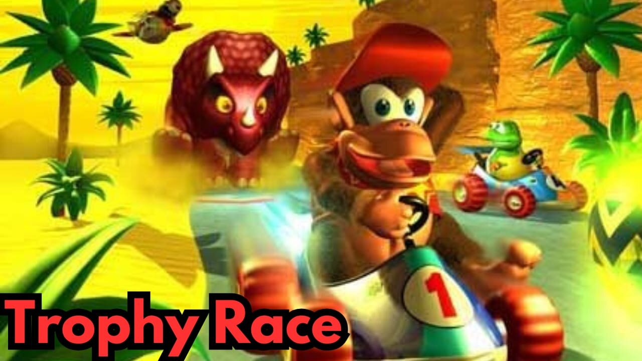 Dino Domain Trophy Race - Diddy Kong Racing