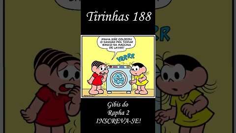 Tirinhas da Turma da Mônica nº 188 | Gibis do Rapha 2