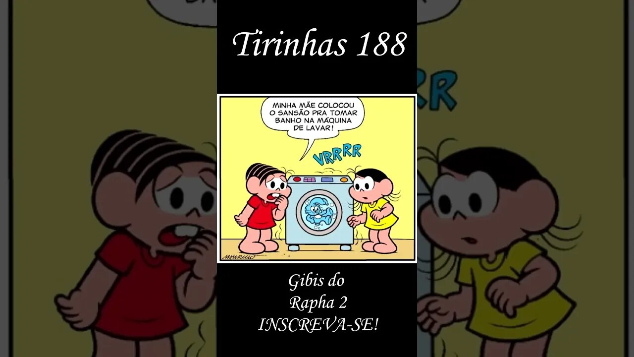 Tirinhas da Turma da Mônica nº 188 | Gibis do Rapha 2