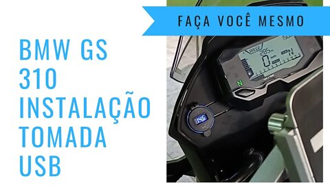 BMW G 310 GS Instalação da Tomada USB e Voltímetro.