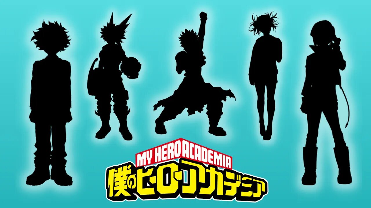 ADIVINHE O PERSONAGEM PELA SOMBRA BOKU NO HERO - 10 PERSONAGENS DE MY HERO ACADEMIA