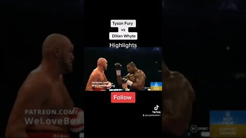 Tyson Fury vs Dillan Whyte knockout