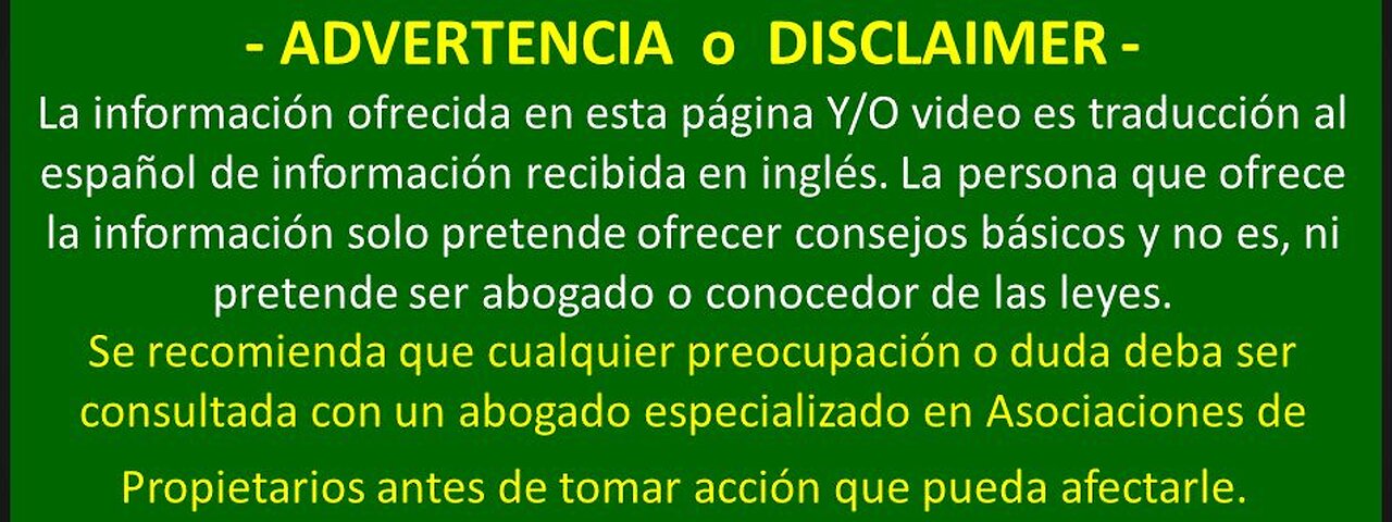10 cosas que cada residente de una Asociación debe saber