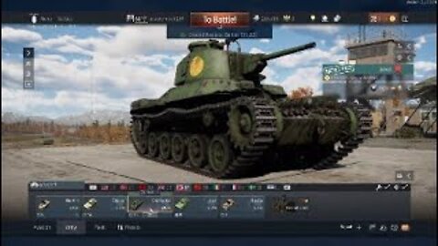 War Thunder: Type 97 Chi-Ha Kai Realistic Gameplay