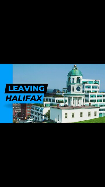 Leaving Halifax Nova Scotia Canada