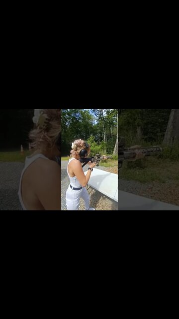 Women's Self-defense training with Custom Palmetto PX-9 AR