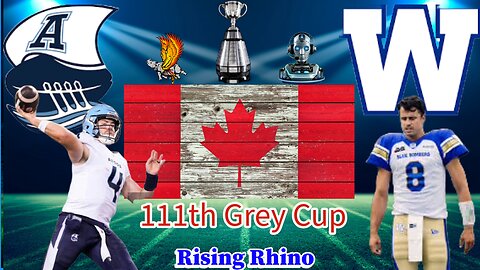 111th Grey Cup: Toronto Argonauts Vs Winnipeg Blue Bombers Watch Party and Play by Play