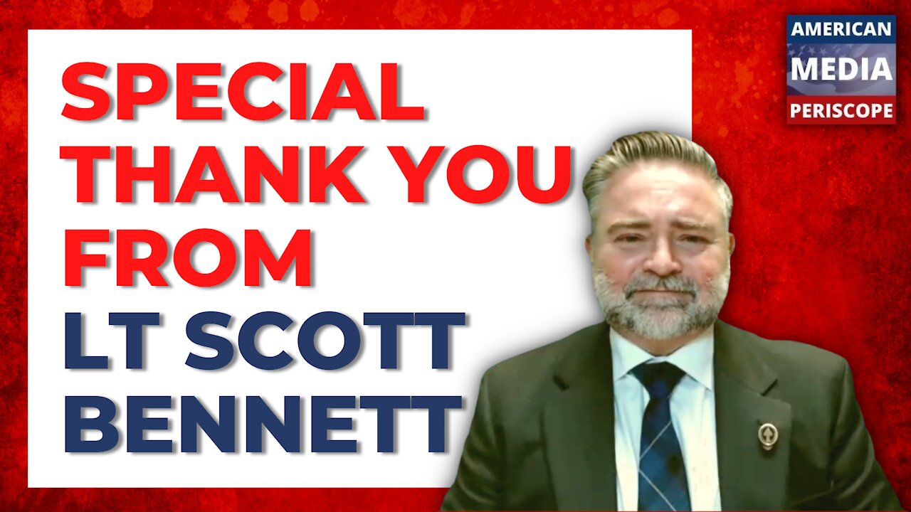 Special Holiday Thank You from Lt. Scott Bennett| Great Awakenings