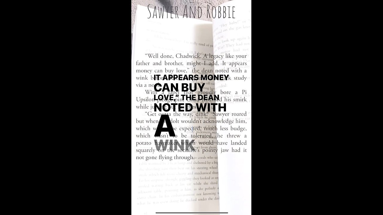 A spirit in the material world in Sawyer And Robbie