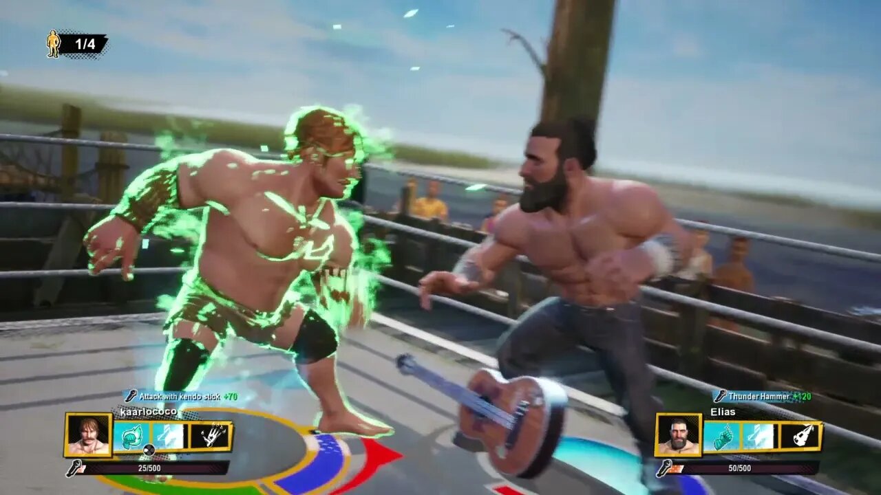 WWE 2K Battlegrounds Gauntlet Match