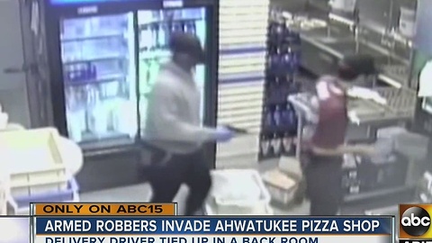 Ahwatukee pizzeria offers reward leading to arrest of pair who robbed the store