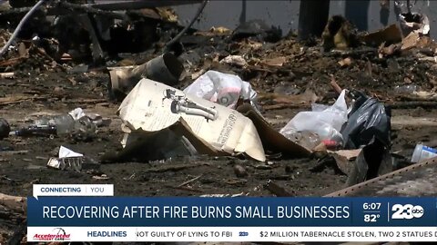 Staff of Banacek's concerned for future after business destroyed by fire