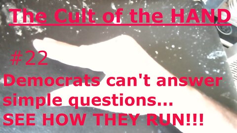 #22 Democlat can't ANSWER SIMPLE QUESTIONS