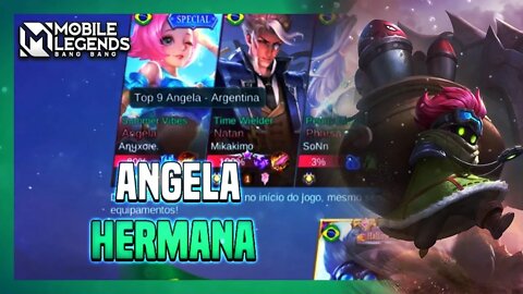 ESSA É A TOP ARGENTINA ANGELA? KKKKKKKKKKKKKKKKK | Mobile Legends