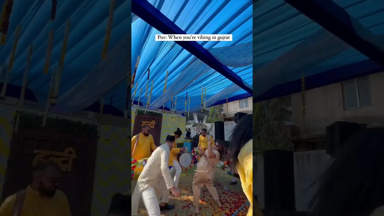 Haldi Function | Garba 2023 | Navrati 2023 | poving in gujarat #trending #viral #shorts