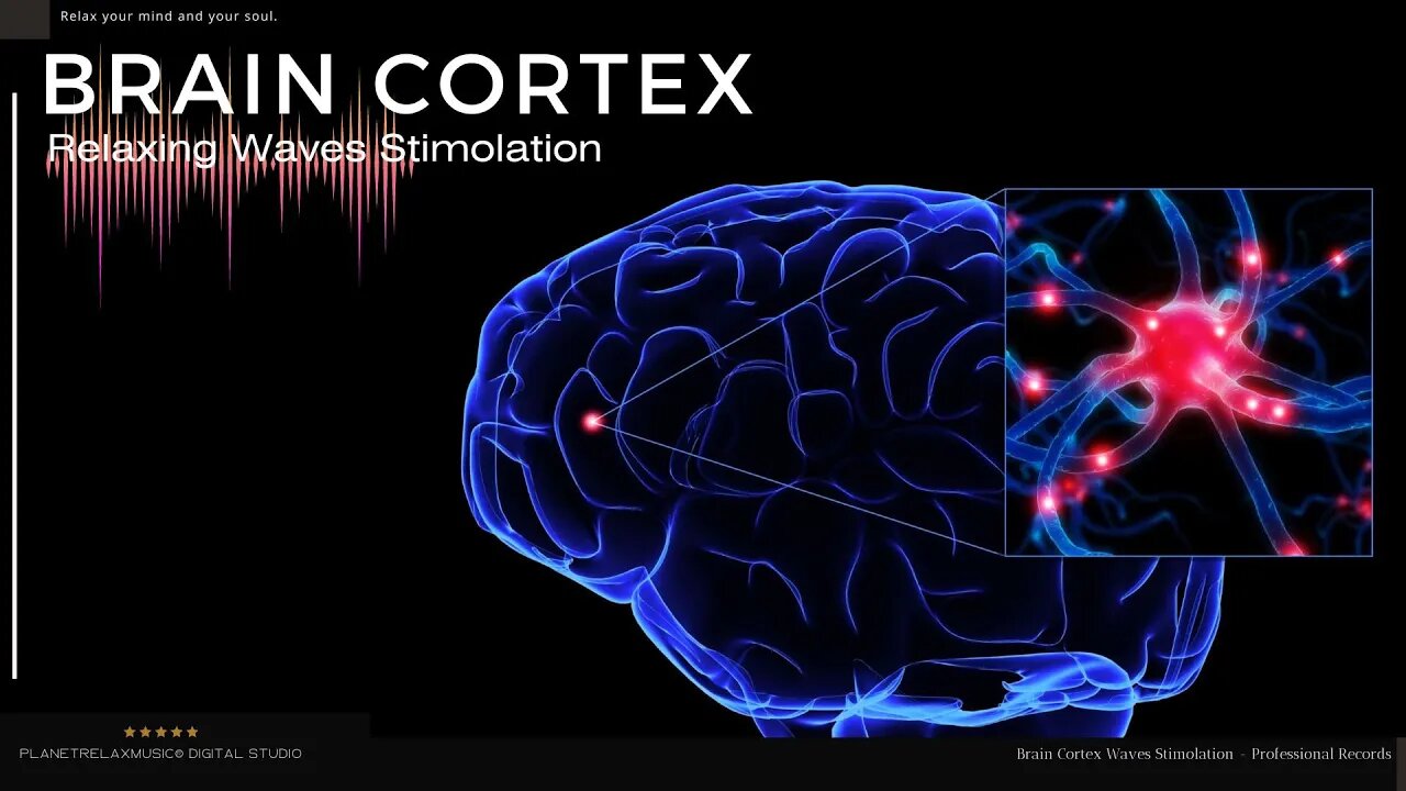 BRAIN CORTEX Relaxing Music - |432Hz| Binaural Stimolation and Rigeneration Waves.