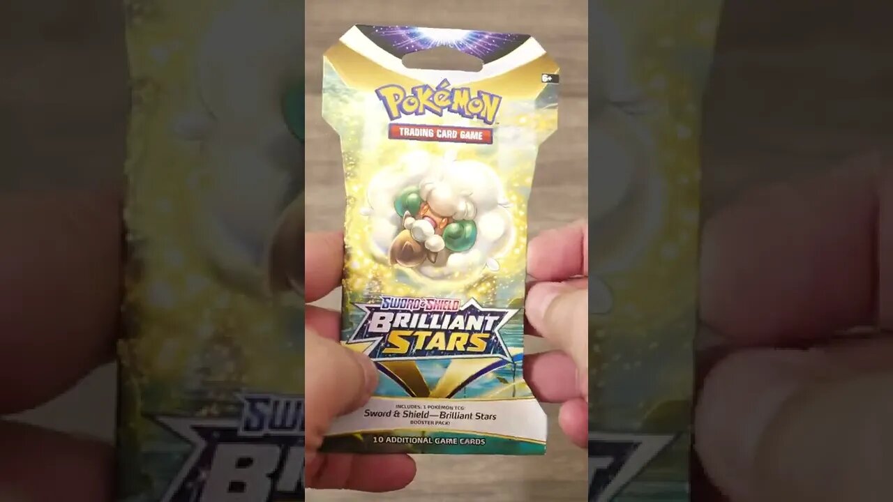 #SHORTS Unboxing a Random Pack of Pokemon Cards 075