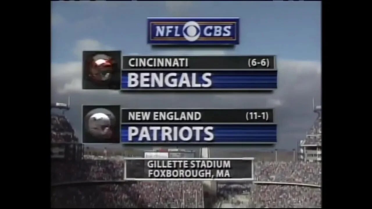 2004-12-12 Cincinnati Bengals vs New England Patriots